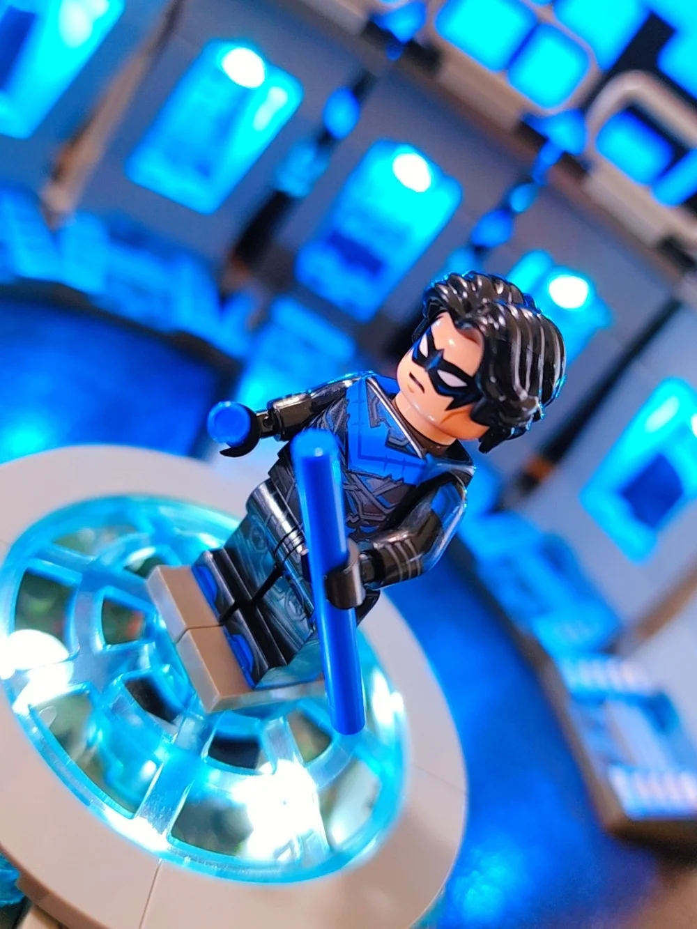Batman Nightwing Minifigure Lego Compatible